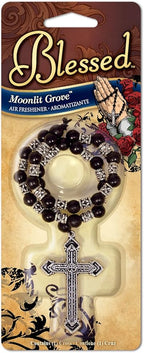 American Covers inc Blessed by Refresh Your Car! E300858200 Metal Cross, Moonlit Grove