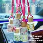 Car Air Freshener Diffuser, Hanging Car Scents Air Freshener, Car Fresheners Long Lasting, Essential Oil Diffuser, Lavender Fragrance Oil, 3pcs