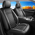 Fit TLX Car Seat Covers for Acura TLX 2014-2025 2026 - Premium Leather, Waterproof, All-Weather, Airbag Compatible, Anti-Slip, Breathable, Easy Install, Seat Protectors, Full Set, Whiteline