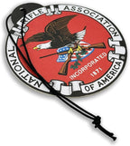 Elektroplate Officially Licensed National Rifle Association NRA (Classic Disk and Heritage Styles) Automotive Hanging Air Fresheners 3.6" for Vehicles | Artic Blast Scent 6-Pack
