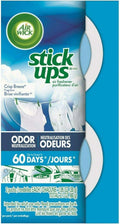Air Wick Stick Ups Car Air Freshener, Crisp Breeze (Packaging May Vary), 3pk with 2ct each