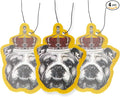 Dog Car Air Freshener 4 Pack English Bulldog Scented With Premium Oils By Fresh Fresheners
