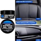 Cleaning and Care Cream & Cleaning Paste for Leather Care, Leather Care Cleaning Paste, Leather Luster Kitm, Car Leather Conditioner Oil Paste (2Pcs)
