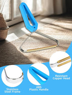 2 PCS Pet Hair Removal Tool - Lint Remover, Carpet Scraper & Shaver for Carpets - Dog & Cat Hair Remover with Carpet Rake for Car,Rugs,Couch,Furniture - Fur Cleaner Tool