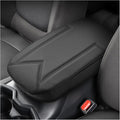 FIILINES Center Console Cover for Toyota RAV4 2019-2026 – PU Leather Armrest Protector Cushion Pad, Wear-Resistant Interior Accessories, Black