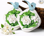 White Tea Scent Air Freshener for Closet, Drawer, Car, Gym Bag, Linen Storage, Essential Oil Plaster Diffuser Longer-Lasting Odor Eliminator Than Home Fragrance Sachets for Small Spaces - 2 Pack