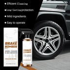 Powerful Wheel and Tire Cleaner Spray, Brake Bomber 3.0 Dust Remover Wheel Cleaner, Car Tire Shine Spray & Rim Cleaner, All Purpose Heavy Duty Cleaning for Painted Wheels Chrome (1PCS)