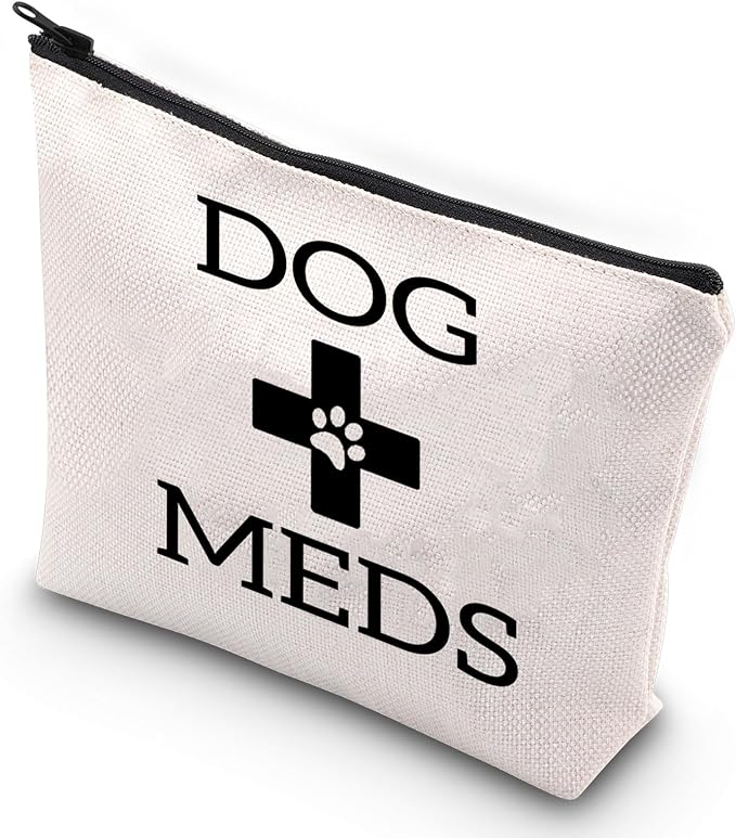 G2TUP Dog Medicine Bag - Vet Tech Gifts, Dog Essentials Storage for Travel, Camping, Car Emergency