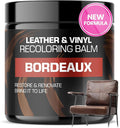 FORTIVO Leather Recoloring Balm, Color Restorer, Scratch Remover, Couch Paint and Repair, Leather Balm for Couches
