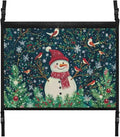 Snowman Bird Car Roof Storage Bag Car Seat Back Hanging Bag Premium Car Seat Organizer Inner Car Accessories Compatible with Most Vehicles