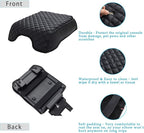 JDMCAR Center Console Cushion Compatible with 2015-2020 Ford F150 / 2017-2022 F250 F350 F450 and 2018-2024 Expedition Accessories, Customized PU Leather Armrest Cover Protector (Bucket Seat Only)