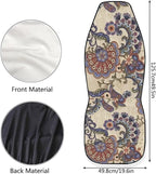 Car Seat Covers Set Front Seats Only 2 Pack Universal Fit Most Truck SUV Vans Auto Accessories Interior Cushion Protector(Floral 2)