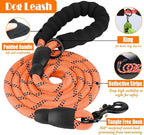 No Pull Dog Harness, Collar & Leash Set | Includes Dog Seat Belt, Collapsible Bowls & Poop Bag Dispenser. Ideal for Training, Walking, Hiking. Fits Small to Large Dogs(Orange-L)