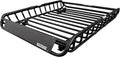 MaxxHaul Steel Roof Rack Cargo Basket, 46" x 36" x 4.5" Roof Top Carrier, Universal Fit for Cars, SUVs, Vans, and RVs, 150 lb Capacity, Weather-Resistant Easy-Install Cargo Storage (70115)