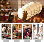 Custom Air Fresheners with Picture-Personalized Air Freshener for Car-Hanging Air Freshener for Wardrobe,Bathroom,Livingroom (Heart 5pcs)