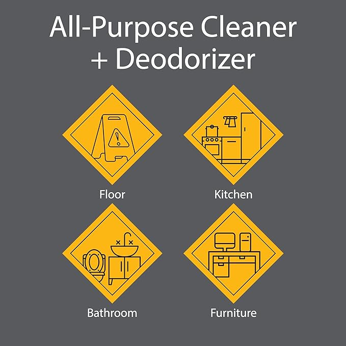 Pro-Grade All-Purpose Cleaner & Deodorizer - Deep Cleaning & Odor Eliminating Formula For Professional & Home Surfaces - 32 Ounce Ready-To-Use - Fresh Breeze, 2 Pack