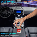 Tasotti Car Air Freshener, Luxury Perfume for Car and Home, Long-Lasting Air Freshener and Odor Eliminator, Secret Cube Collection (New Car)