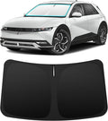 INSAUTO Custom Fit Windshield Sun Shade Accessories for Hyundai Ioniq 5 2022-2026, Foldable Front Window Sunshade, UV & Heat Reflector, Keeps Interior Cool, Includes Storage Bag