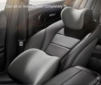 Car Headrest & Lumbar Support Cushion - Ergonomic Car Headrest and Lumbar Support Cushion - Car Lumbar Support Pillow and Car Neck Pillow Kit for Office Chair/Truck/Wheelchair (Black)