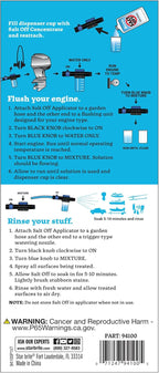 STAR BRITE Salt Off Remover & Marine Engine Flush Kit - Protects & Cleans Boat Engines, Hulls, Decks, and Trailers - Includes Applicator for Easy Use