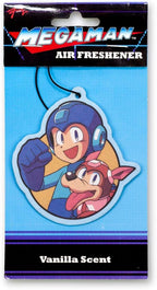 Mega Man and Rush Air Freshener | Vanilla Scented | Mega Man Legacy Collection