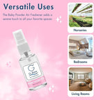G's Breeze Baby Powder Air Freshener - Soft & Soothing Fresh Baby Powder Scent - Ideal for Nurseries, Bedrooms, Living Rooms & More - Elevate Your Space with Comforting Aroma