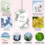 Custom Car Air Fresheners Bulk 10–100 PCS, Personalized Double-Sided with Photo Text Logo, Wholesale Auto Air Freshener for Wedding Party Business Promotion Gifts (Personalized, 50PCS-Rectangle)