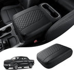 Autorder Center Console Cover for 2019-2026 Chevy Silverado/GMC Sierra Accessories, Tahoe&Suburban&Yukon 2021-2026, Armrest Cover Leather Middle Console Covers Anti-Scratch(Bucket Seat Only)