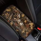 Dreaweet Deer Hunting Camo Arm Rest Cover for Car Universal Fit Center Console Cover Anti-Scratch Universal Armrest Cover for SUV Sedan