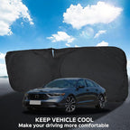 INSAUTO for Accord 2026 Windshield Sun Shade Sunshade Protector for Honda Accord 2021 2022 2023 2024 2025 Windshield Cover Sun Visor Foldable Window Heat Shield Reflector Blocks UV Ray Car Accessories