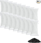 16 Pack Shoe Deodorizer Bags,Activated Charcoal Odor Absorber,Closet Deodorizer Odor Eliminator For Strong Odor,Shoe Smell Remover