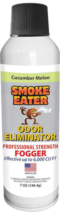 Smoke Eater Odor Eliminator & Air Freshener Spray - Fogger for Large Spaces - Continuous Spray for Up to 8 Mins - Eliminates Odor on Curtains, Couches, Rugs - Can Freshen Up to 6,000 Cu Ft of Space