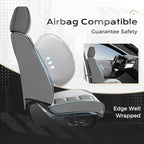 Coverado Car Seat Covers, Front Covers for Cars, Car Seat Cover Front Seats, Automotive Seat Cover, Waterproof, Leather Car Seat Cushion, Universal Interior Covers Seat Protectors for Most Cars