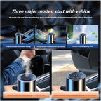 Smart Car Air Fresheners Rechargeable New atomization experience Perfume Humidifier Fashionable Starry Sky Auto On/Off 50ml French Natural Perfume Adjustable Concentration Lasts 5 Months(Red)