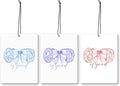 Mancheng-zi God Is Good Coquette Christian Car Air Freshener 3Pcs, Cute Preppy Girly Bow Religious Air Freshener Hanging for Cars Closet Drawer or Books, Blue Purple Pink Car Accessories Mirror Decor