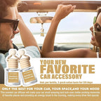 C Classy Car Air Freshener Hanging 2 Pack, Strawberry Pound Cake Essential Oil Diffuser for Cars, Cute Car Fresheners, Long-Lasting Fragrance, C ar Air Fresheners for Women & Men Gift, Made in USA