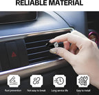 Wuyaoyao 60PCS Metal Car Air Vent Clips, 9mm Square Head Car Vent Clips, Automotive Air Freshener Clips Replacement, Vehicle Air Conditioner Outlet Clips Universal for Car Office Home