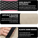 Car Center Console Cushion Pad, 12.6 × 7.48 Inches Waterproof Car Armrest Seat Box Cover, PU Leather Armrest Cover Protector for Most Vehicle, Universal Car Interior Accessories (Pink)