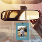 6pcs Custom Car Air Freshener with Picture Photo Logo Text - Double Sided Print - Personalized Gifts for Valentine's Day Birthday Anniversary