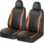 Coverado Car Seat Covers, Front Seat Covers, 2 Front Automotive Seat Cover, Mesh Breathable Seat Protectors, Universal Fit for Most Cars