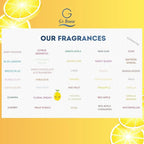 G's Breeze Lemon Lime Air Freshener - Refreshing & Energizing Fragrance with Freshly Squeezed Lemon & Lime Essence - Long Lasting Zesty, Citrus Aroma- Ideal Scent Choice for Home, Car & Office
