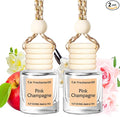Hanging Car Air Freshener, Long Lasting Scent, Cute Air Fresheners for Women, 2 Pack Non-Toxic Essential Oil Diffuser, Made in USA