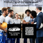 Custom Logo Air Fresheners - 12/24/48/72/96Pcs Wholesale Double-Sided Car Fresheners With Photo Text - Bulk Christmas Decoration Gifts (12 Square)