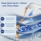 Carpet Cleaner Machine 10.5Kpa Strong Suction, 400W Powerful Motor, Portable Upholstery Cleaner with Spot and Stain Remover for Pet Accident, Rugs, Carpet and Upholstery, White
