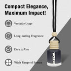 Ikeda Car Air Freshener: Hanging Car Smell Air Freshener | 10ml Hanging Car Perfume | Long Lasting Fragrance | Strong Scents Diffuser for Auto Home (New Car|Circular)