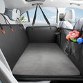Back Seat Extender,Dog Car Seat Cover with Hard Bottom,Waterproof Dog Hammock for Car Pet Backseat Protector,Anti Scratch, Easy to Clean Holds 400lbs (Hammock with Bed Mat)