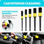 30Pcs Car Detailing Kit, Car Wash Cleaning Kit, Auto Detailing Drill Brush Set, Car Cleaning Gel, Car Cleaning Supplies for Interior, Exterior, Wheels, Windows