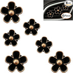 6 Pcs Metal Daisy Air Vent Clips Flower Car Air Freshener Clip Air Conditioning Outlet Clip Bling Charm Car Inter Decor Accessories for Girls Women