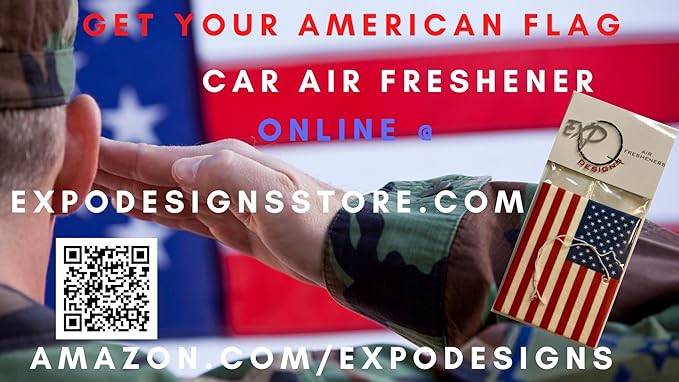 American Flag Freshener