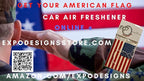 American Flag Freshener